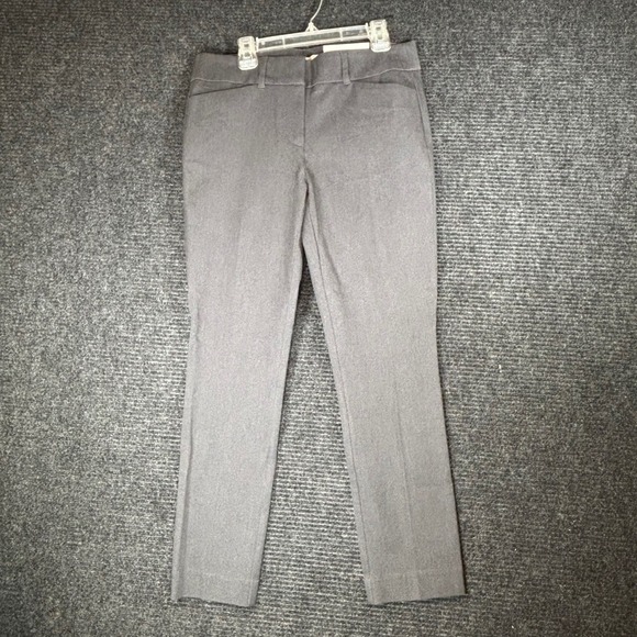 LOFT Pants - Loft Skinny Ankle Pants Gray Heather Slim Fit Petite 4P NEW 27398111
